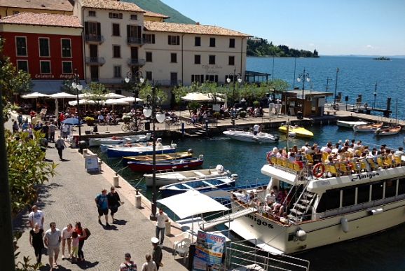 Malcesine Italy: the harbour